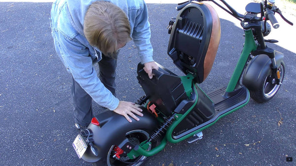 electric scooter removable battery