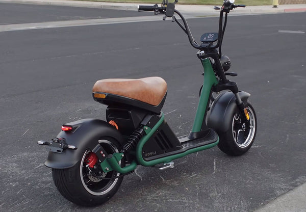 electric scooter on street