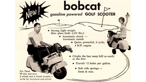 bobcat golf scooter ads