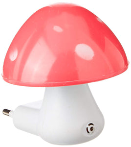 0254 Automatic Night Sensor Mushroom Lamp (0.2 watt, Multicolour) - DeoDap
