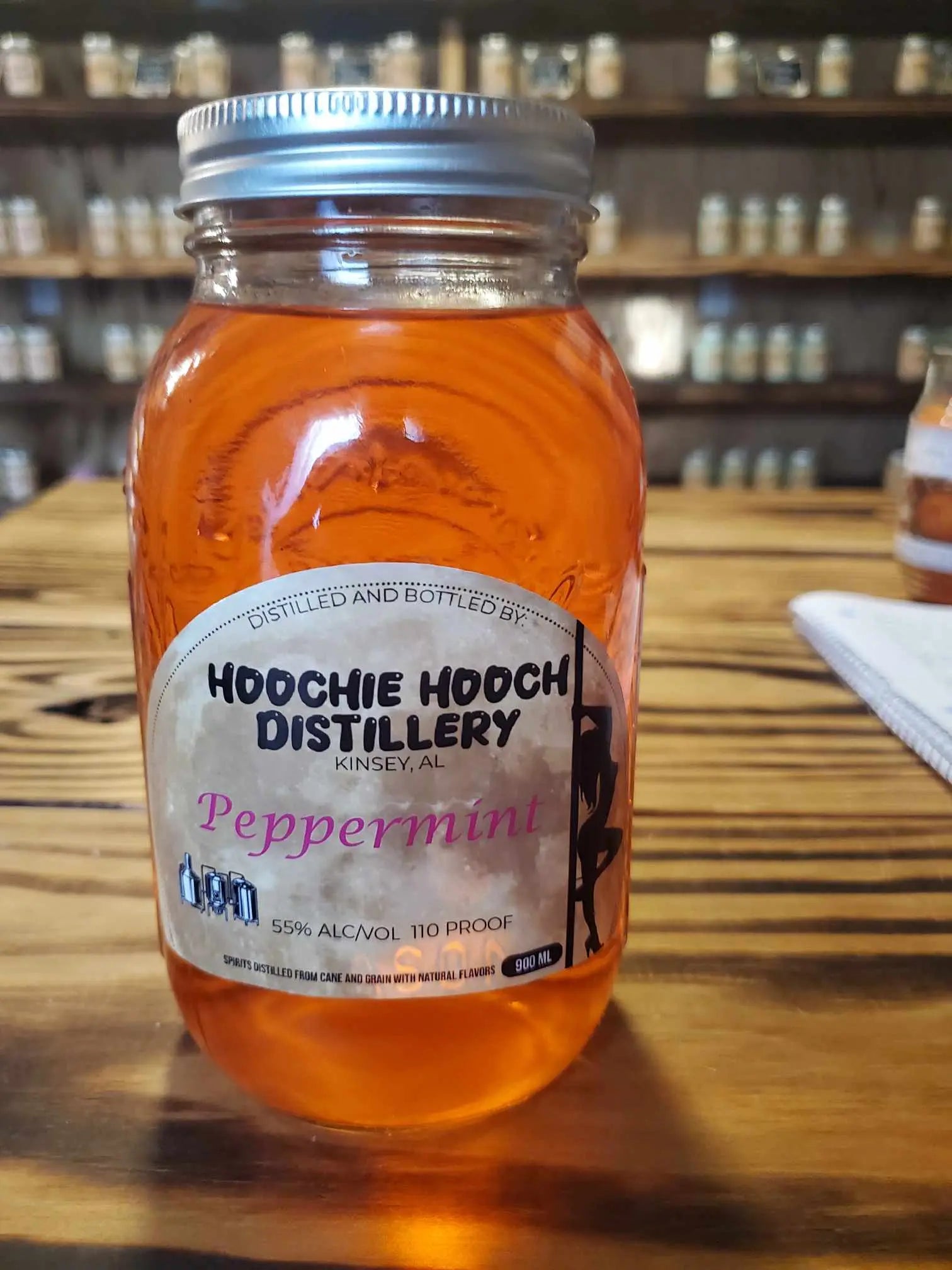 Peppermint Moonshine | Hoochie Hooch Distillery