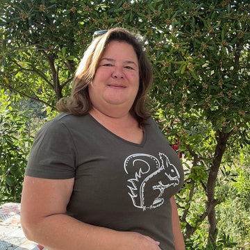 Christel Mesey with Squirrel T-Shirt.jpg__PID:e4c575c0-cc34-4637-856f-7af9c6e680c7