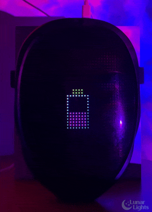 LED Halloween Face Changing Transforming Smart Mask LED Display