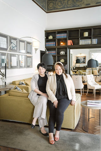 Maria Caruso Martin and Joy Proctor pose for photo together.