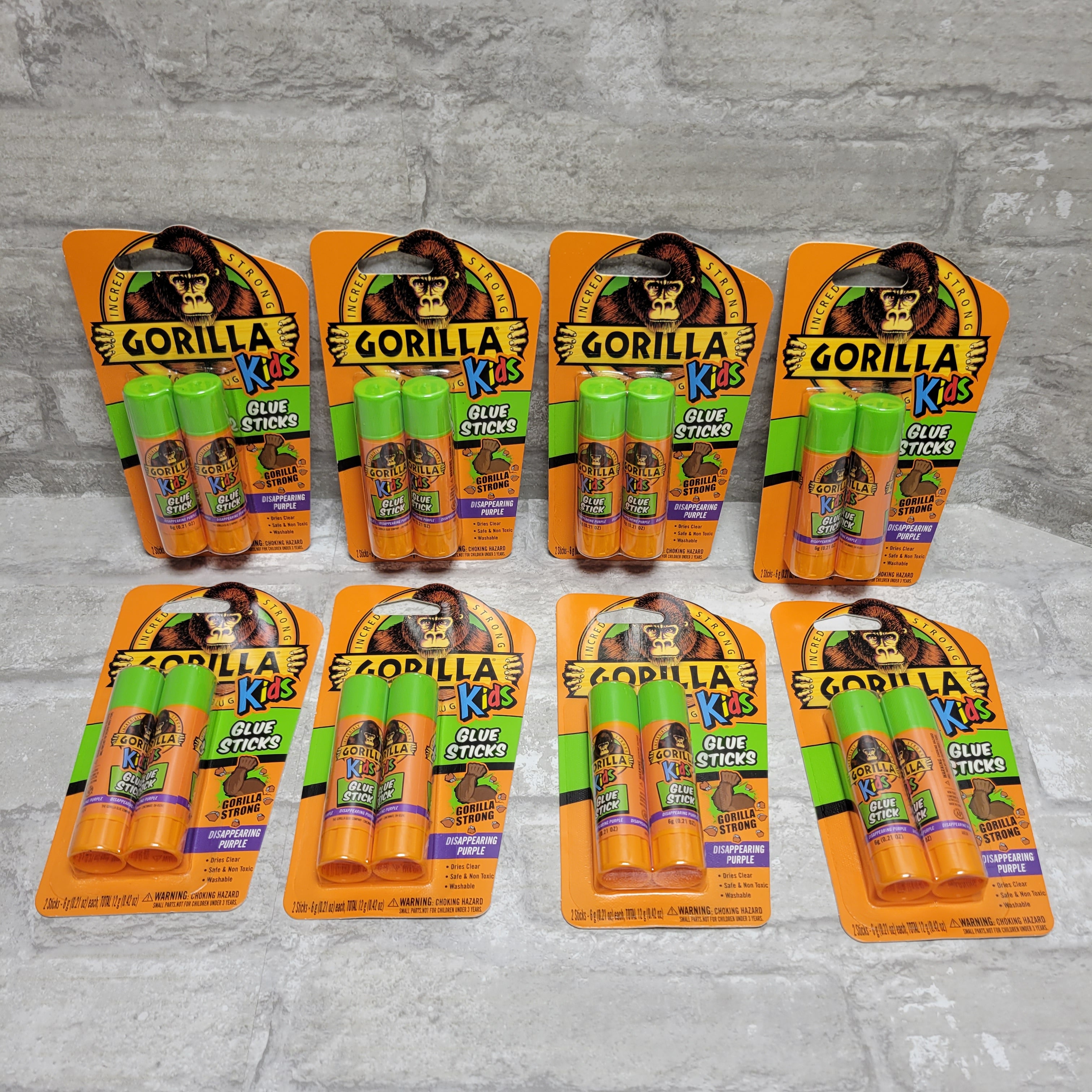 Gorilla Glue Sticks, Kids, 6 Pack - 6 x 6 (0.21 oz) stick total 36 g (1.26 oz)