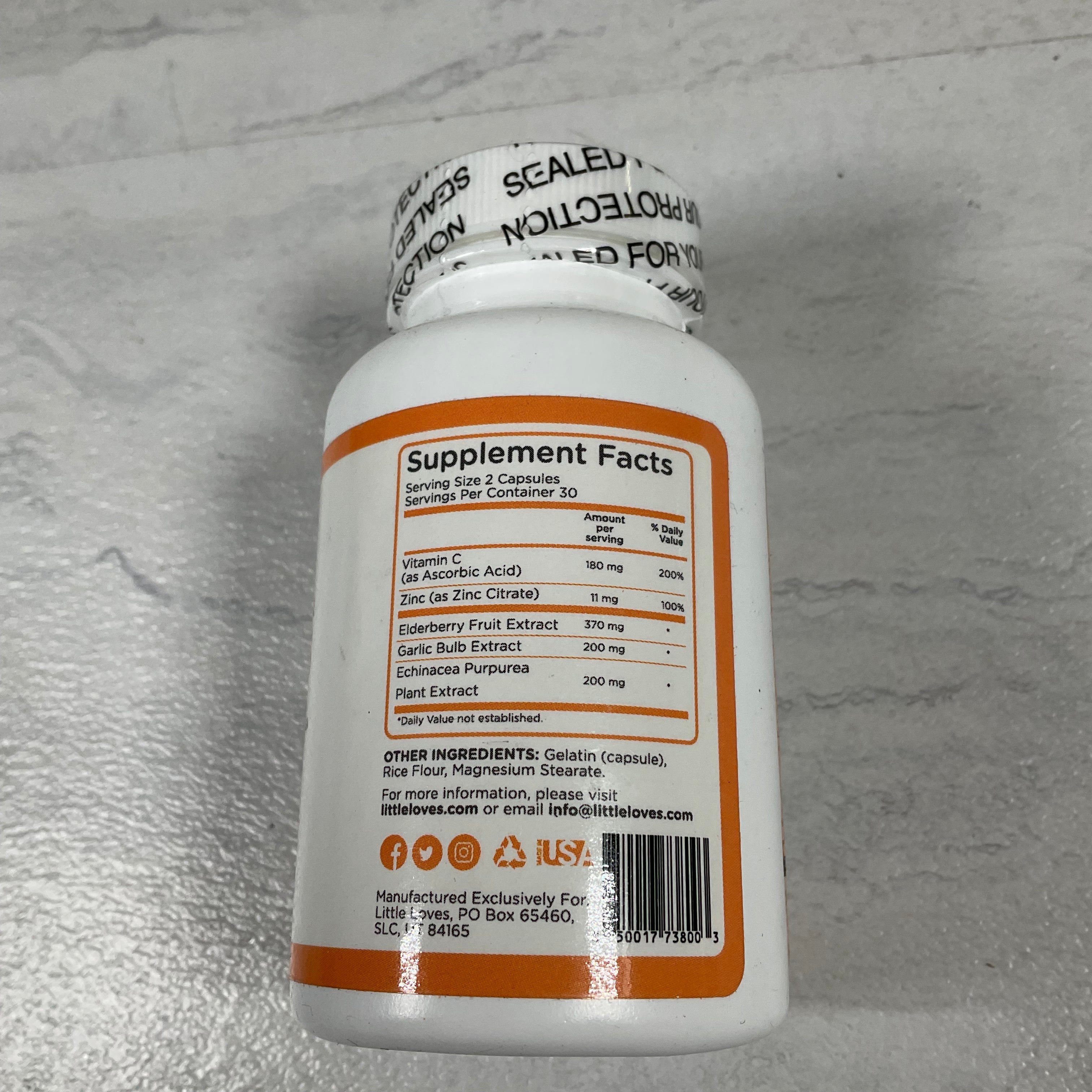 Little Loves Elderberry Immune Support Prebiotic/Probiotic, 60Ct, Exp 3/2022