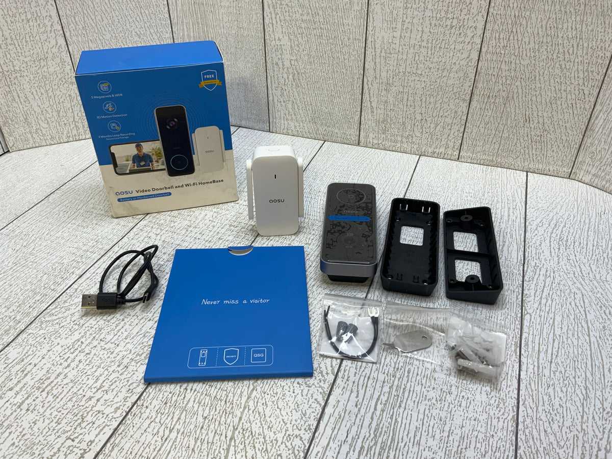Aosu Doorbell Camera Wireless, 5MP Ultra HD, Triple Motion Detection – RDW LIQUIDATIONS