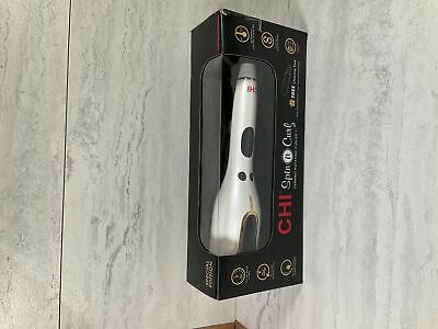 CHI Spin N Curl 1" Ceramic Rotating Curler In White, 1 Pound.