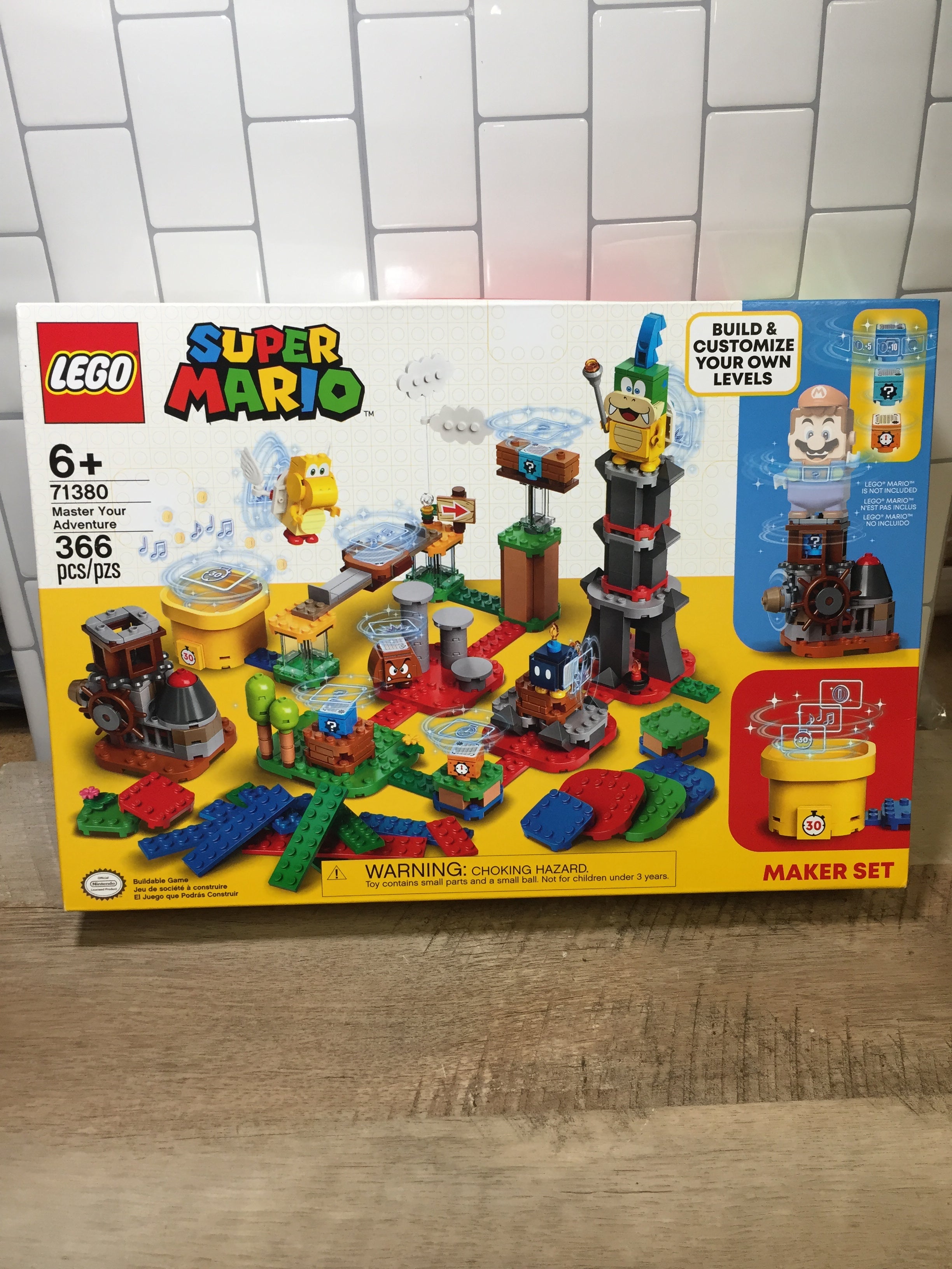 LEGO Super Mario Master Your Adventure Maker Set 71380 Building Kit 366 Pieces