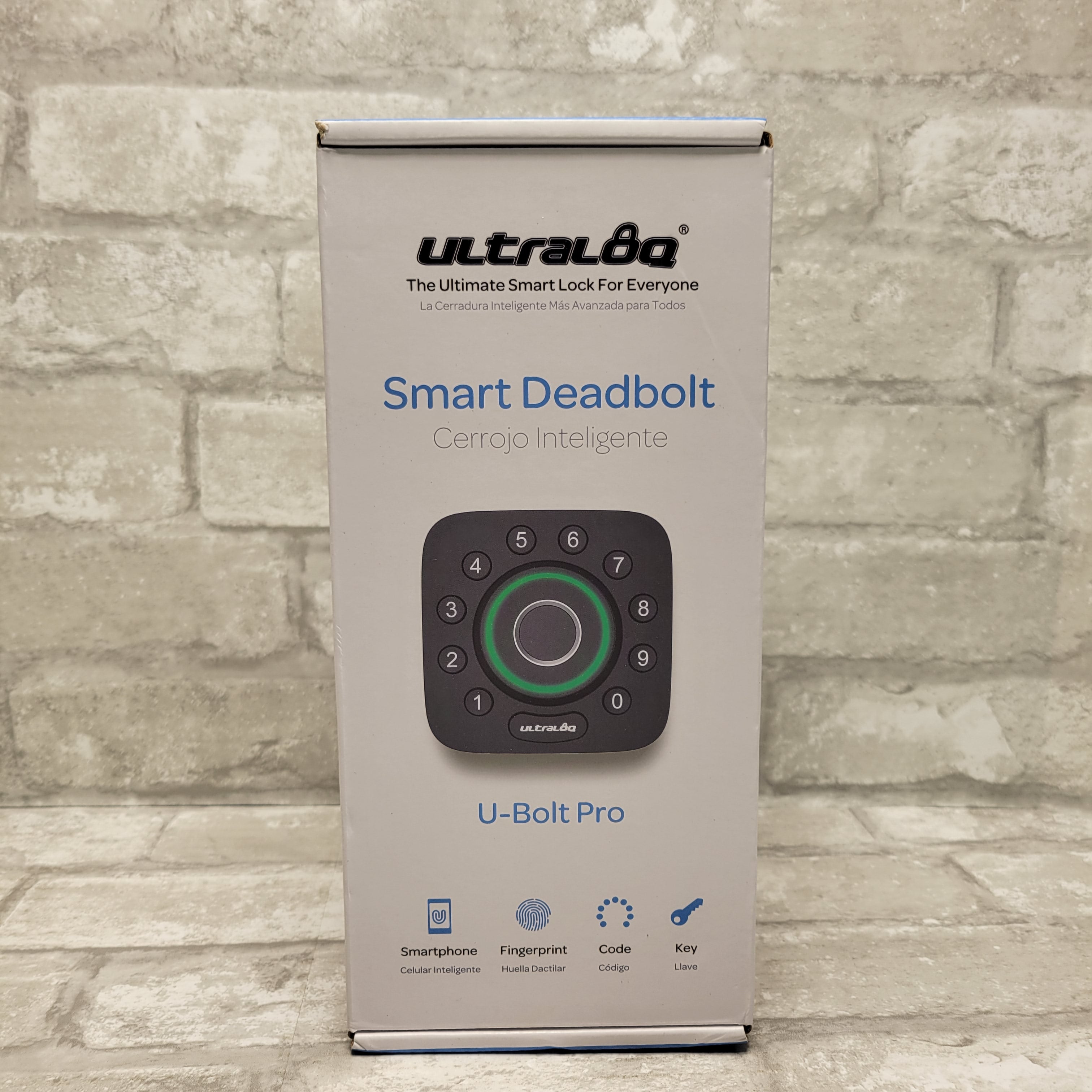 U-Bolt Pro Bluetooth Enabled Fingerprint and Keypad Smart Deadbolt