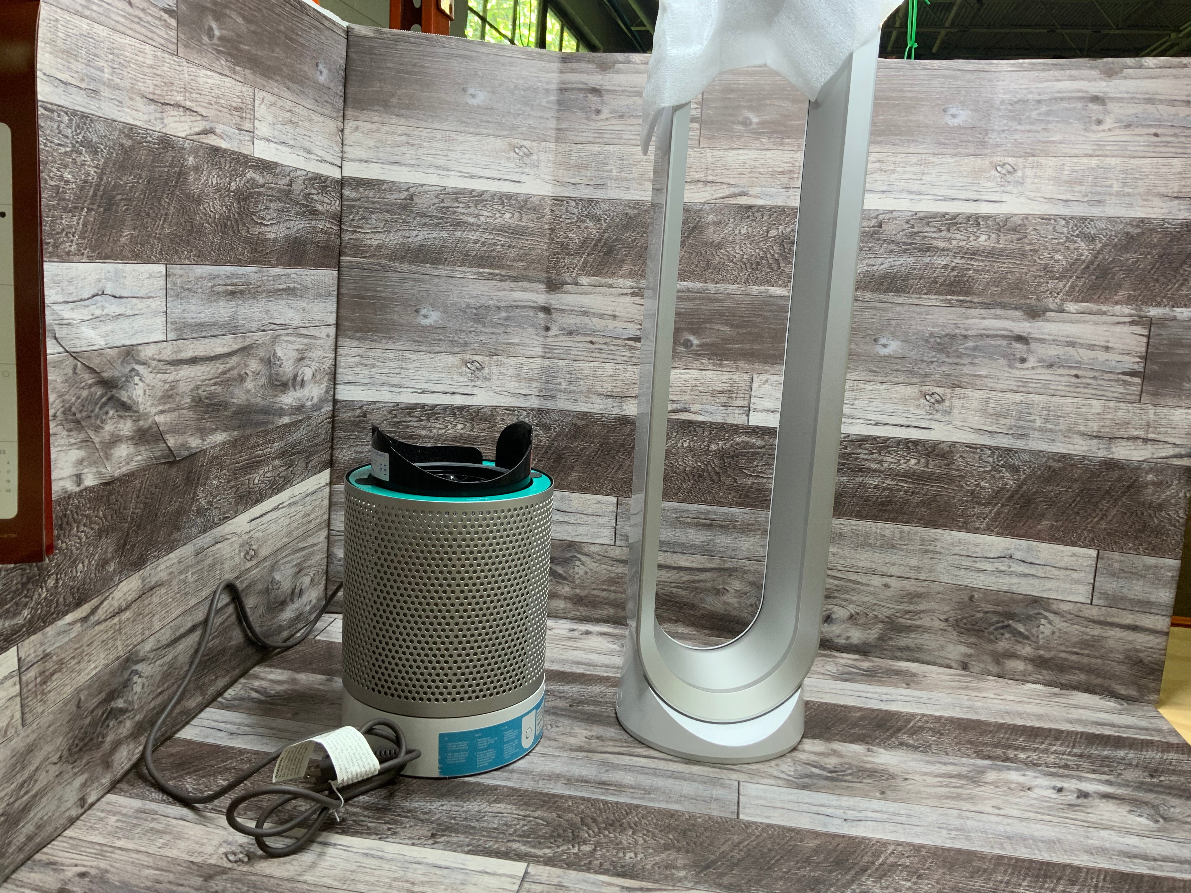 Dyson Pure Cool Link TP02 Wi-Fi Enabled Air Purifier, White/Silver