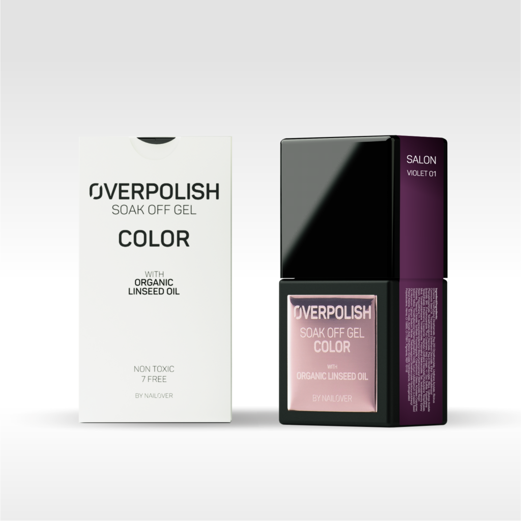 Overpolish Soak Off Gel Color - Pink Tones WITH ORGANIC LINSEED OIL