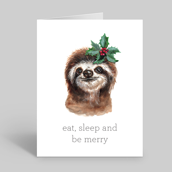 Eat, Sleep and be Merry Card