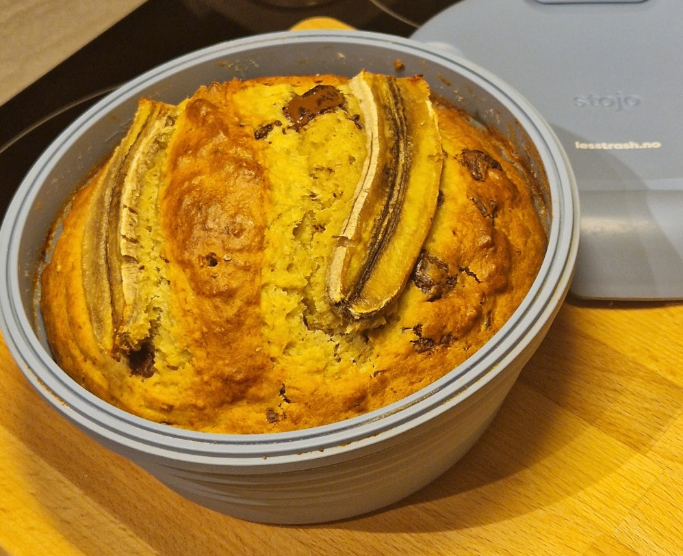 Bananbrød med sjokolade