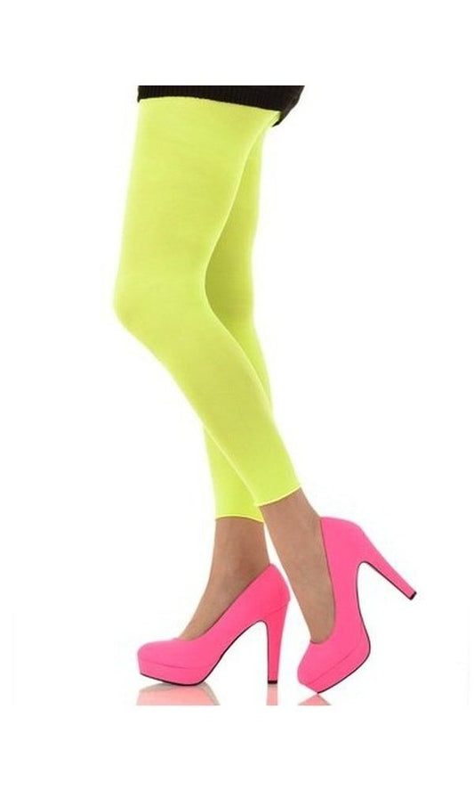 NEON PINK FOOTLESS TIGHTS – Party Costumes NZ