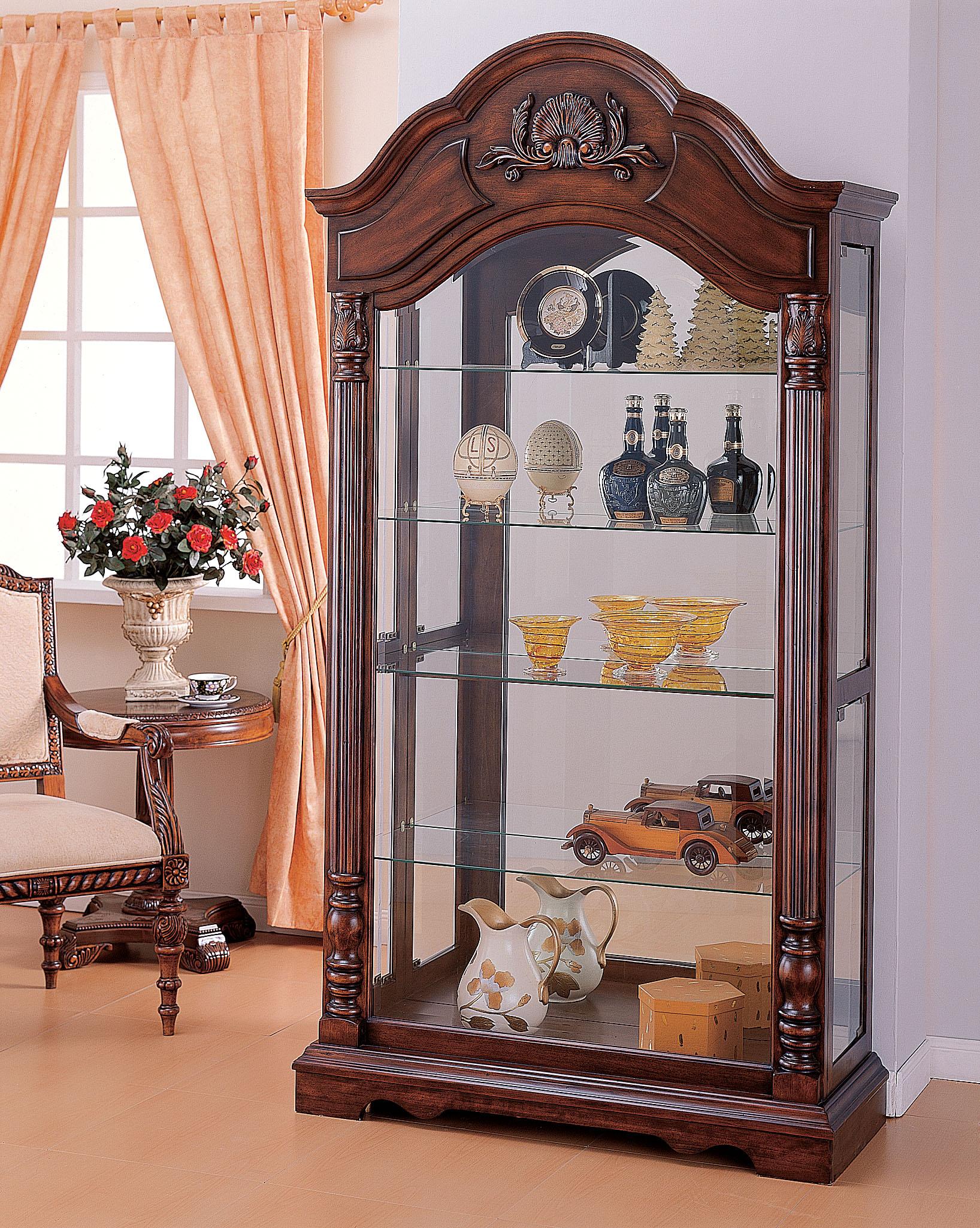 Cherry Curio Cabinet from Denton