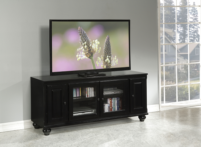 Stylish Ferla Black-Colored TV Stand