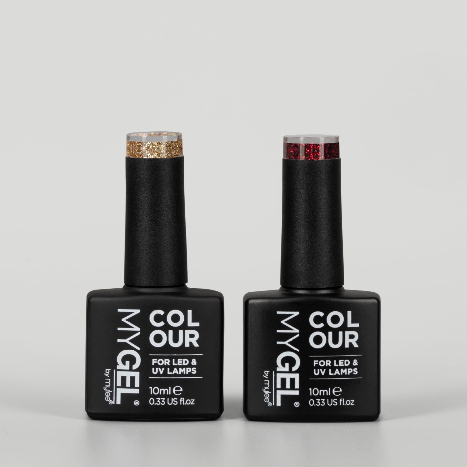 Image of Mylee LED/UV Gel Nail Polish Duo 1 - 2x10ml – Long Lasting At Home Manicure/Pedicure, High Gloss And Chip Free Wear Nail Varnish