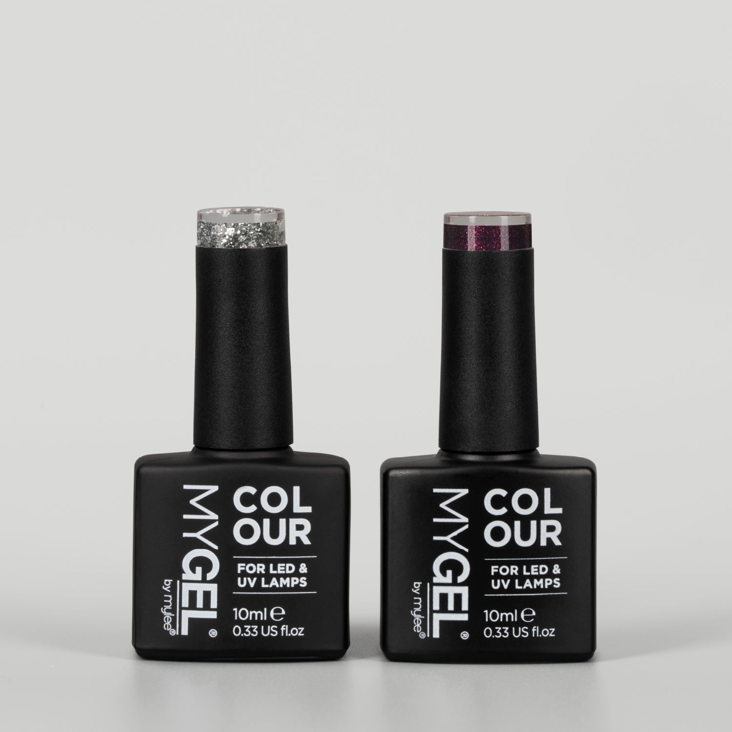 Image of Mylee LED/UV Gel Nail Polish Duo 2 - 2x10ml – Long Lasting At Home Manicure/Pedicure, High Gloss And Chip Free Wear Nail Varnish