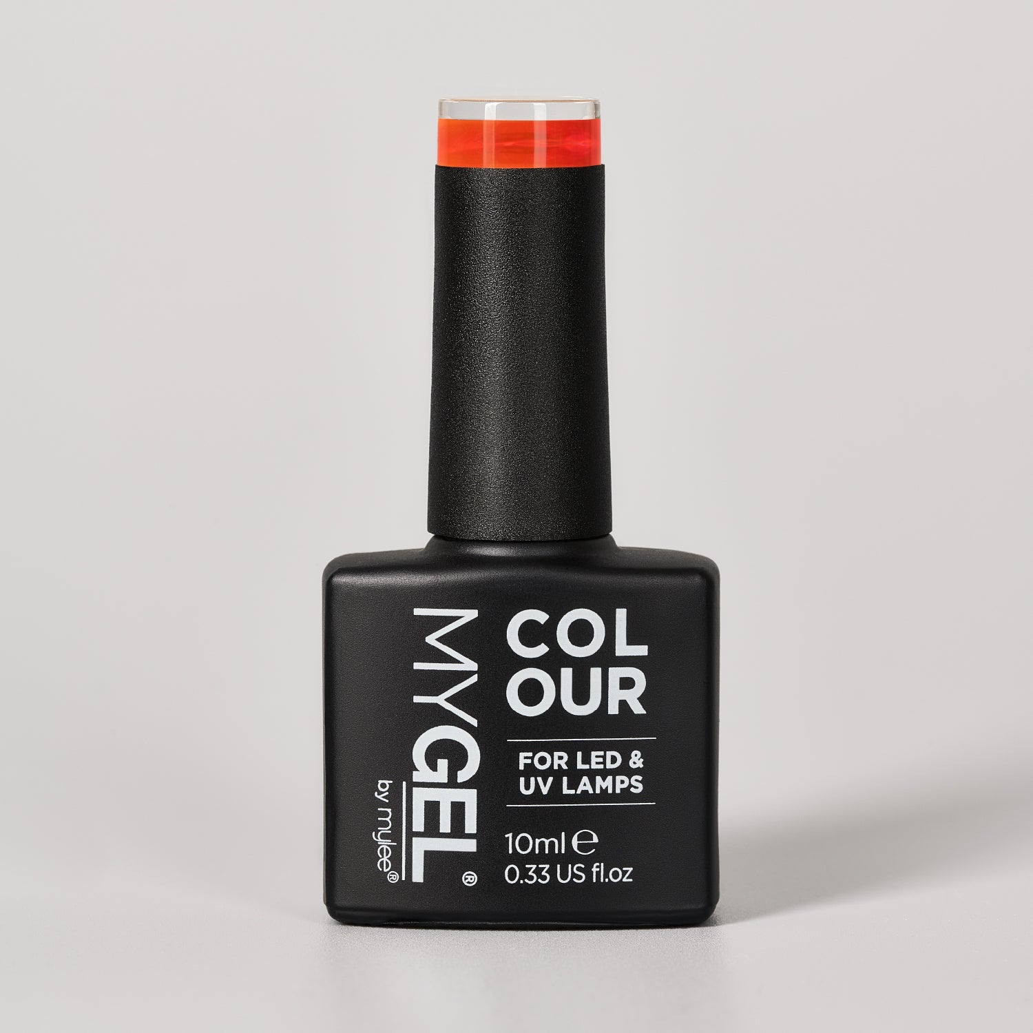 Mylee New Flame LED/UV Orange Gel Nail Polish 10ml – Long Lasting At Home Manicure/Pedicure, High Gloss And Chip Free Wear Nail Varnish