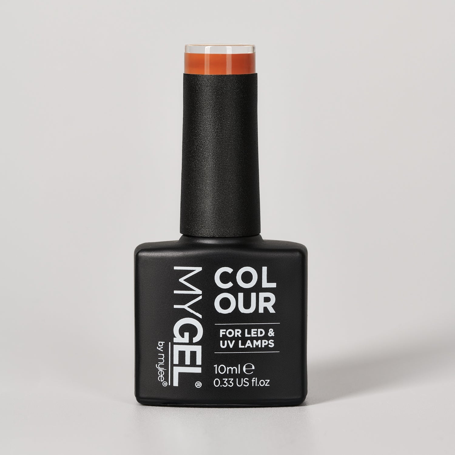 Mylee Earthy Vibe LED/UV Coral / Brown Gold Gel Nail Polish 10ml – Long Lasting At Home Manicure/Pedicure, High Gloss And Chip Free Wear Nail Varnish