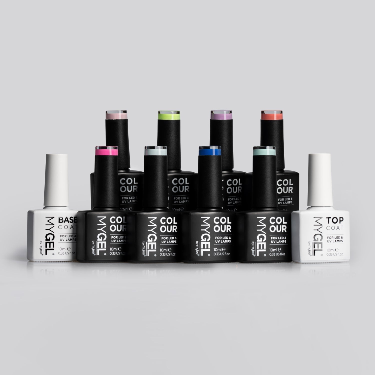 Image of Mylee Spring Summer Colour LED/UV Gel Nail Polish Collection - 10x10ml – Long Lasting At Home Manicure/Pedicure, High Gloss And Chip Free Wear Nail V