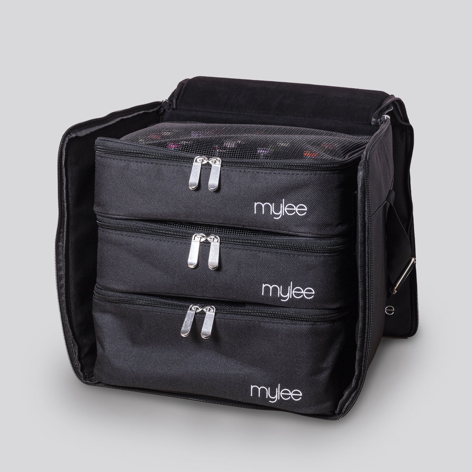 3 Tier Black Nail Kit Case | Nail Accessories – Mylee