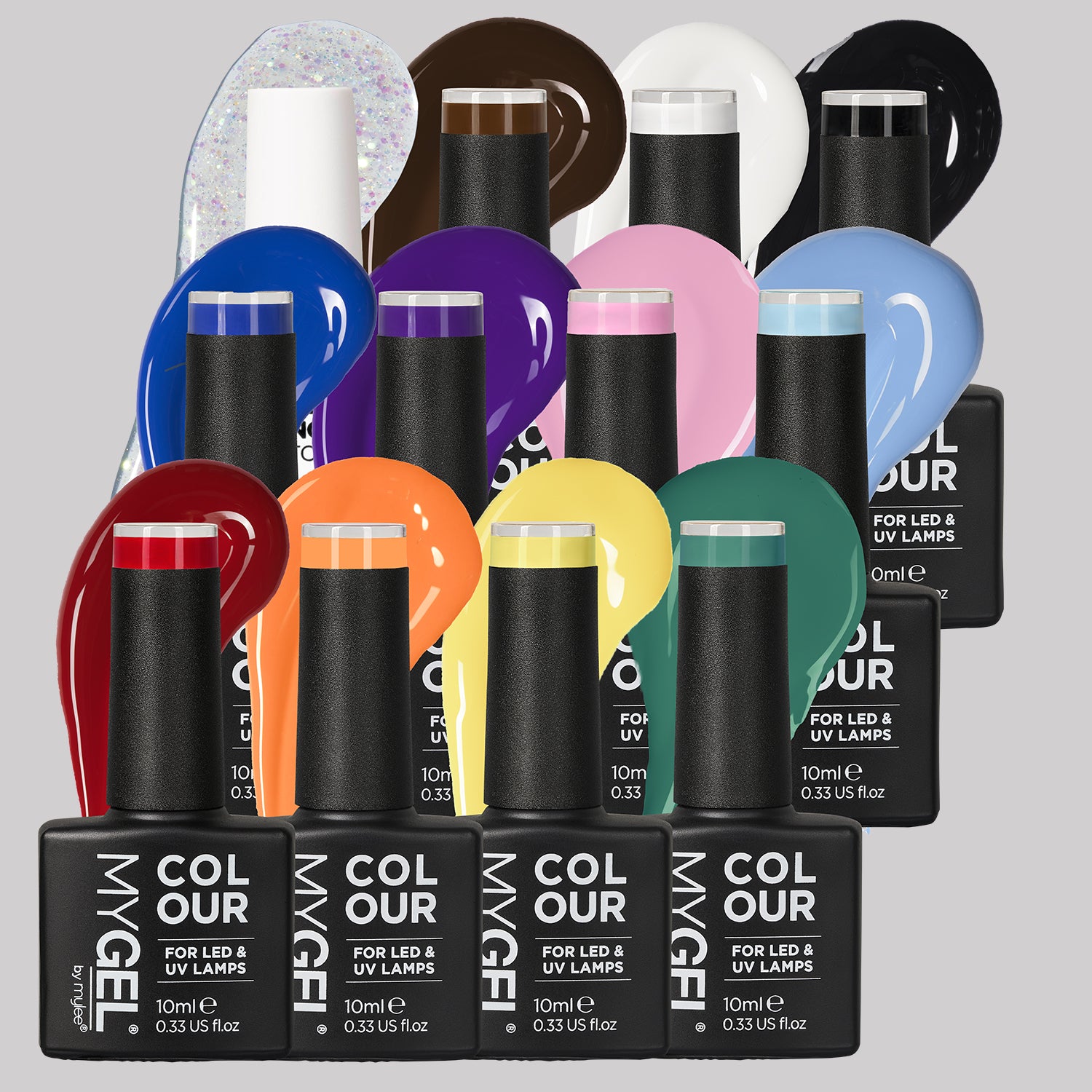 Image of Mylee Pride LED/UV Gel Nail Polish Collection – Long Lasting At Home Manicure/Pedicure, High Gloss And Chip Free Wear Nail Varnish