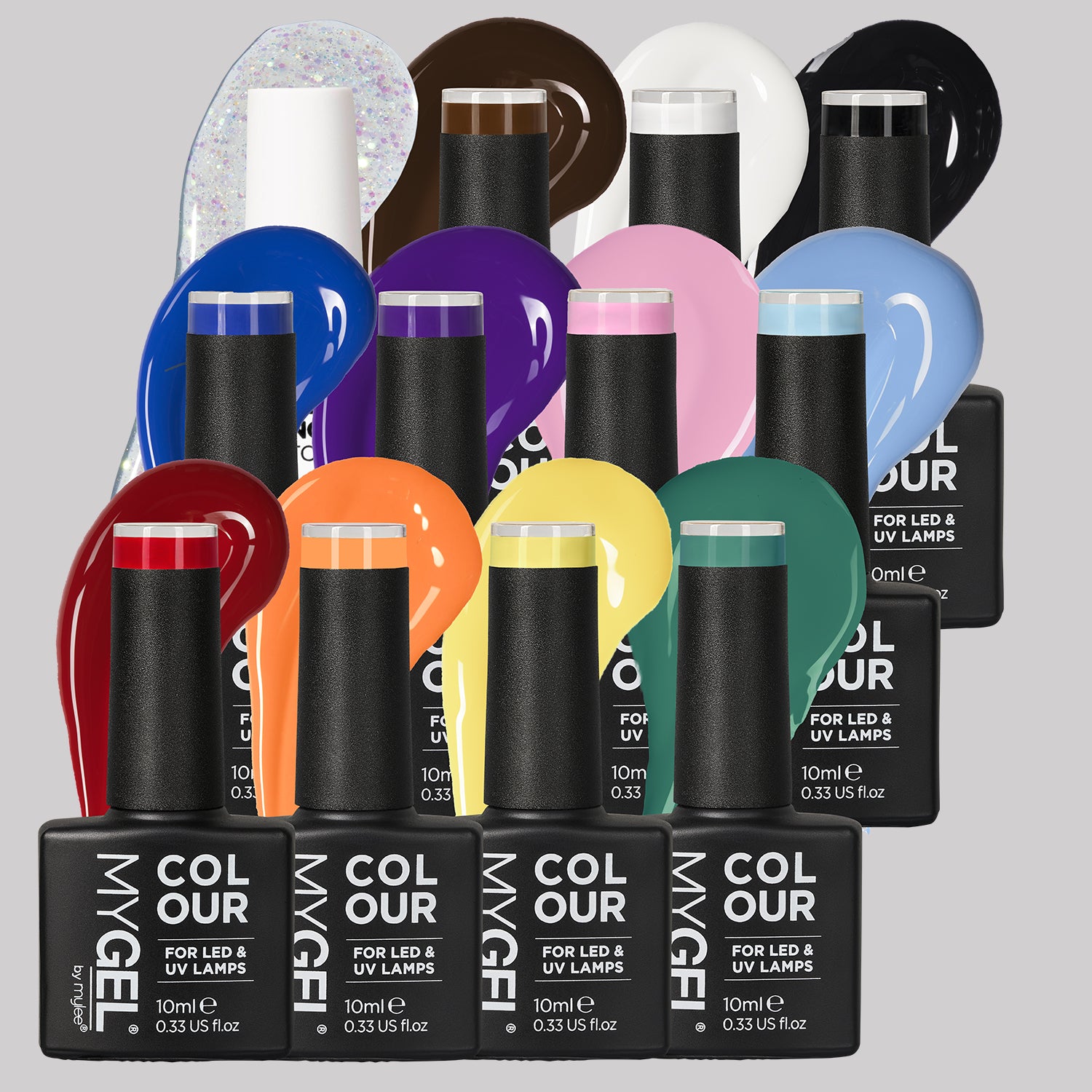 Mylee Pride LED/UV Gel Nail Polish Collection – Long Lasting At Home Manicure/Pedicure, High Gloss And Chip Free Wear Nail Varnish