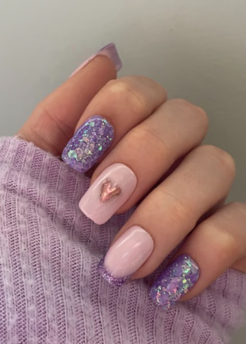 32 stunning pink nail art ideas with glitter