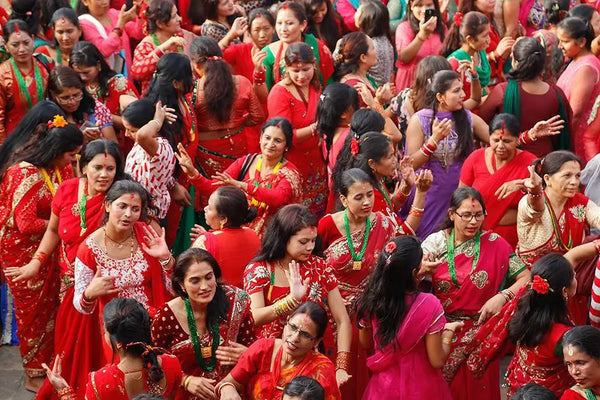 “Haritalika Teej Festival” by Dinesh Gole / Nagarik / Republica is licensed under CC BY-NC-SA 2.0