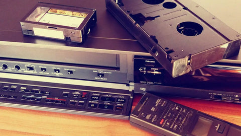 Growing up in the 80s - VCR and VHS tapes