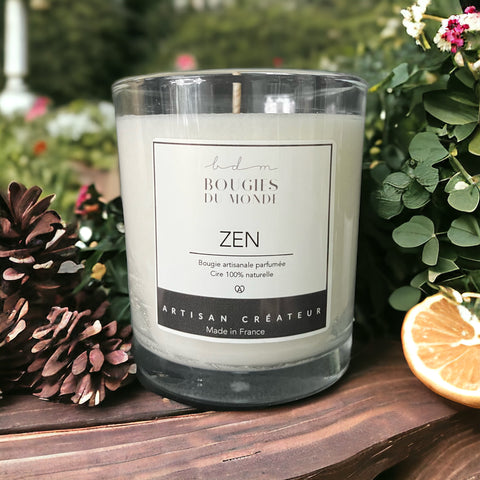 Bougie-parfumée-Zen-Thé vert Bergamote