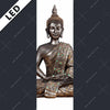 Led Bild Buddha In Lotus Pose No 2 Schmal Motivvorschau