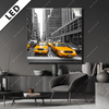 Led Bild Gelbe Taxis New York Quadrat Produktvorschau