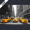 Led Bild Gelbe Taxis New York Querformat Motivvorschau
