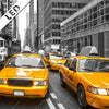 Led Bild Gelbe Taxis New York Querformat Zoom