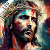 Led Bild Jesus Christus Mit Dornenkrone Quadrat Motivvorschau