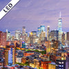 Led Bild New York Skyline Schmal Zoom