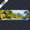 Led Bild Palmen Berg Auf Insel Panorama Motivvorschau