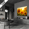Led Bild Sonnenblumen Im Abendlicht Querformat Produktvorschau