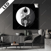 Led Bild Totenkopf Yin Yang Quadrat Produktvorschau