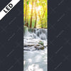 Led Bild Wald Wasserfall No 1 Schmal Motivvorschau