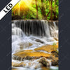 Led Bild Wald Wasserfall No 2 Hochformat Motivvorschau