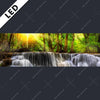 Led Bild Wald Wasserfall No 2 Panorama Motivvorschau