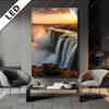 Led Bild Wasserfall Bei Abendsonne Hochformat Produktvorschau