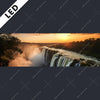 Led Bild Wasserfall Bei Abendsonne Panorama Motivvorschau