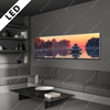 Led Bild Zen Steine Sonnenuntergang Panorama Produktvorschau