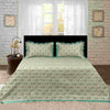 Nova Dark Pistachio Multani Bedsheet Set