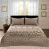 Ruby Khaddar Dark Brown Multani Bedsheet Set